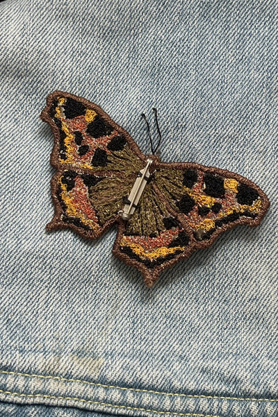 Vintage Butterfly Patch Pin