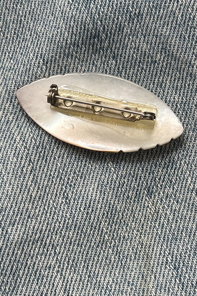 Vintage Mother of Pearl Butterfly Pin 1950's