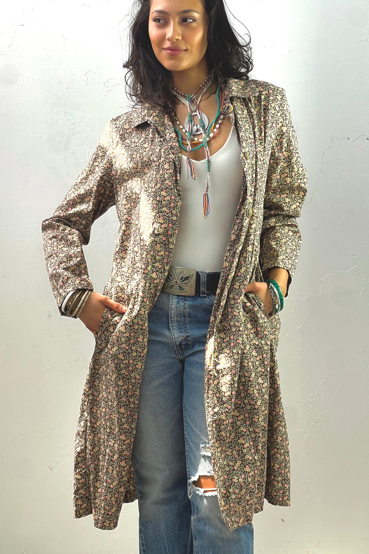 Vintage Pip-squeak Chapeau Shirt Dress or Jacket