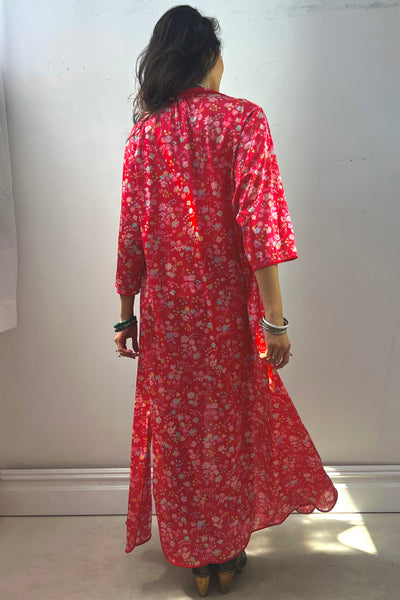 Vintage Printed Maxi Duster, view 3