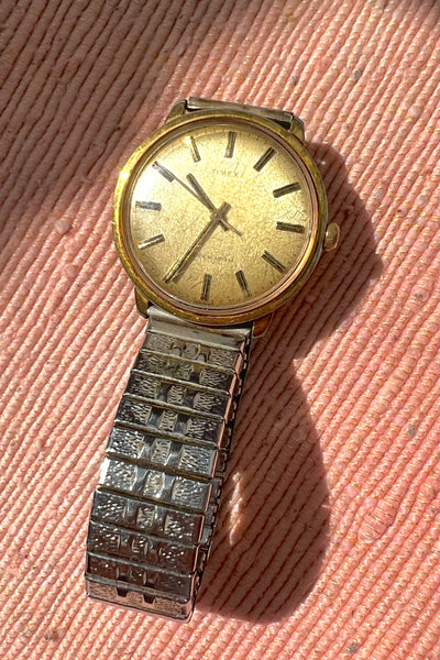 Timex Marlin Gold 70s Watch Vintage