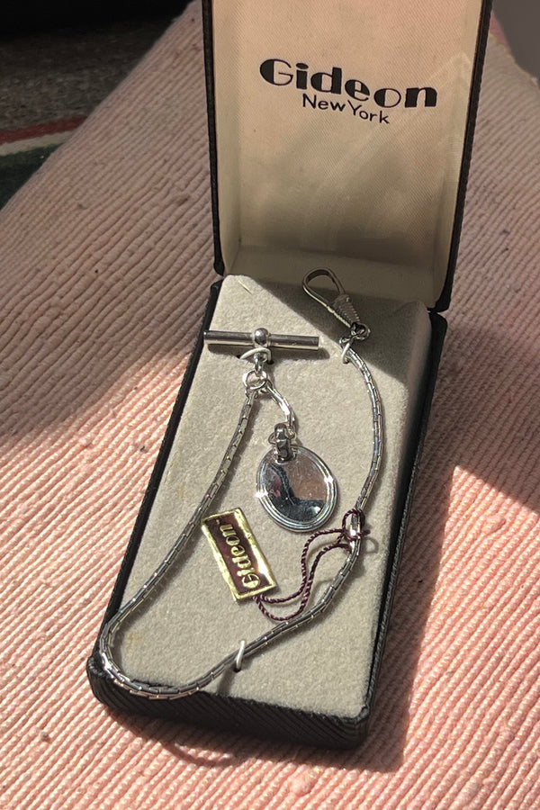 Watch Fob Silver Tone 60s Vintage