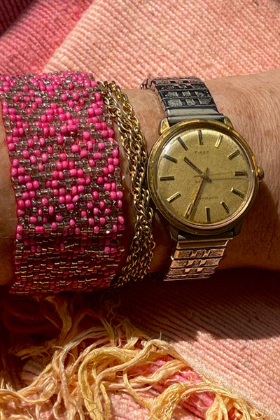 Timex Marlin Gold 70s Watch Vintage