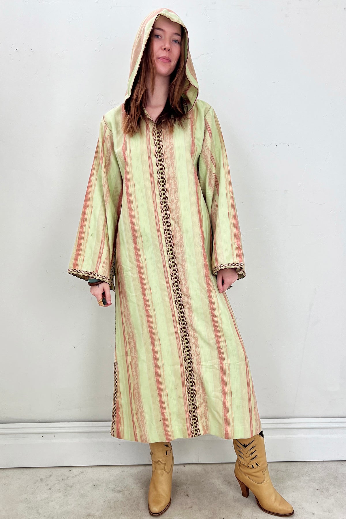 Vintage Striped Tunic, Rayon
