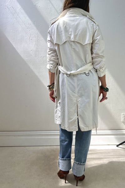 Ralph Lauren Cotton 90s Trench Vintage