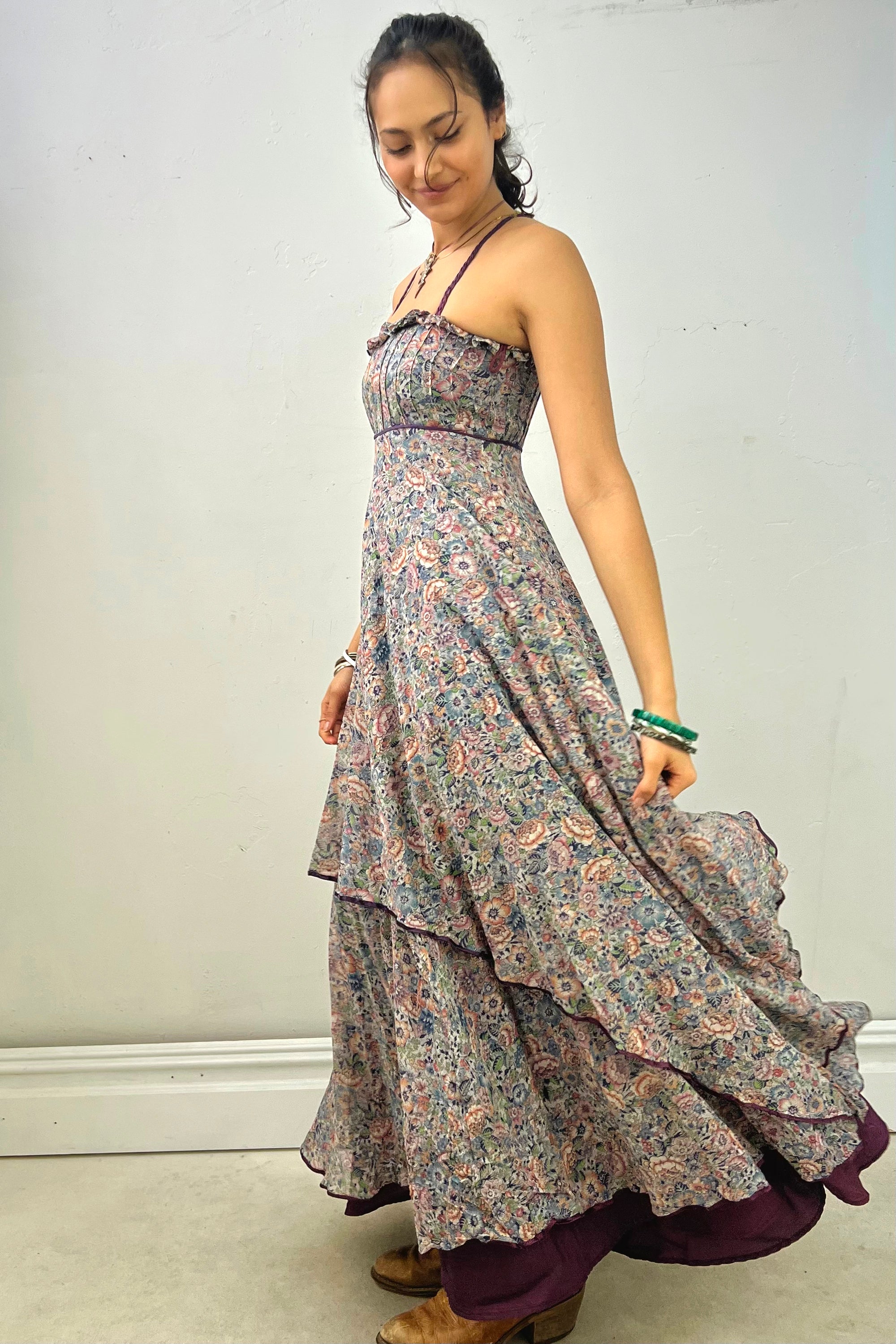 Vintage Printed Jill Stuart Maxi Dress Selected by Anna Corinna
