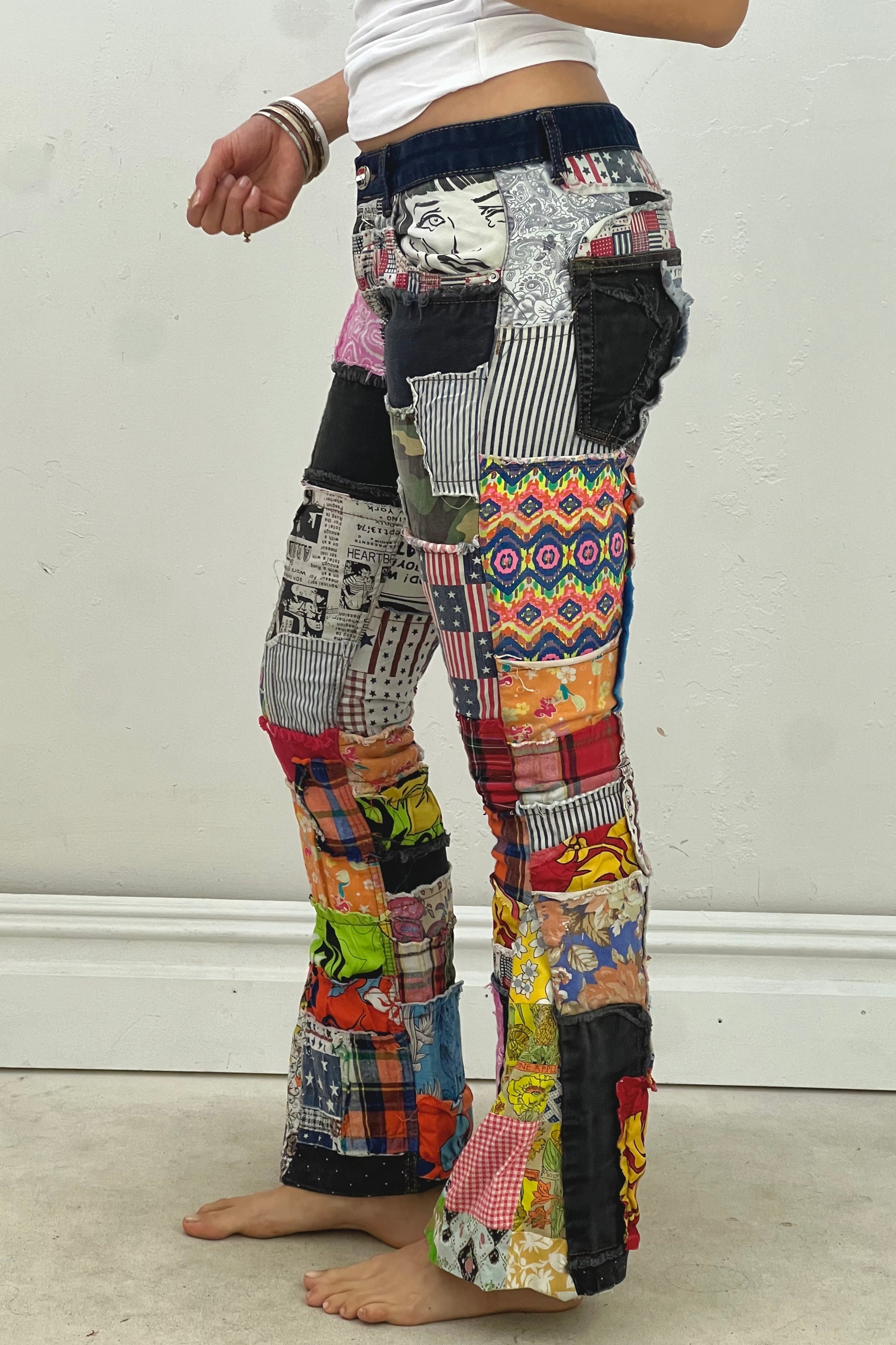 Vintage Patchwork Pants Selected by Anna Corinna