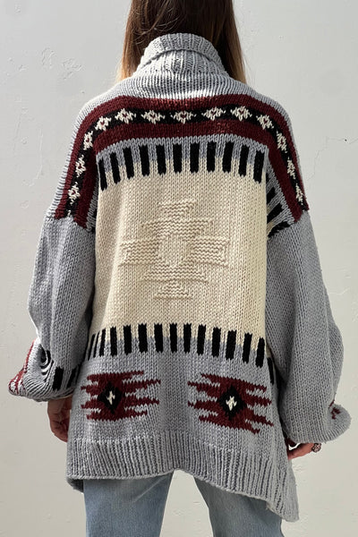 Sweater Adirondack 90s Zip Up Vintage