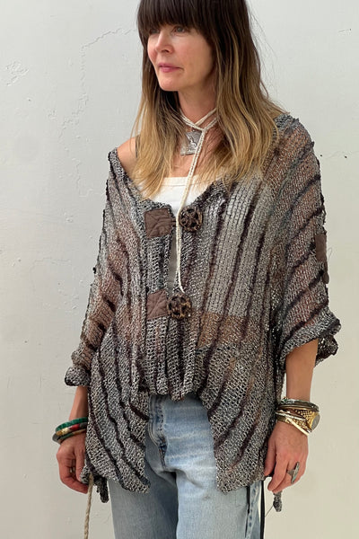 Jacket Open Knit 90s Vintage