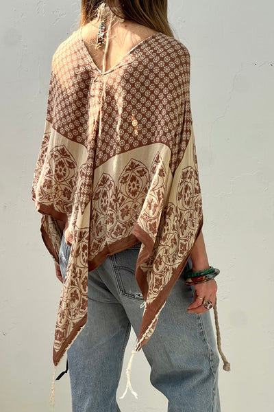 Levis Silky Y2K Poncho Top Reworked Vintage