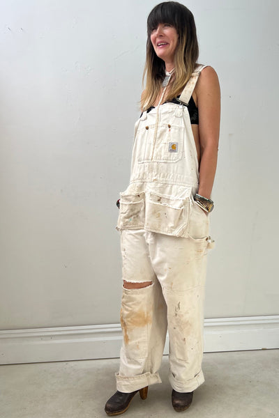 Carhartt Twill 80s Overalls Vintage Distressed
