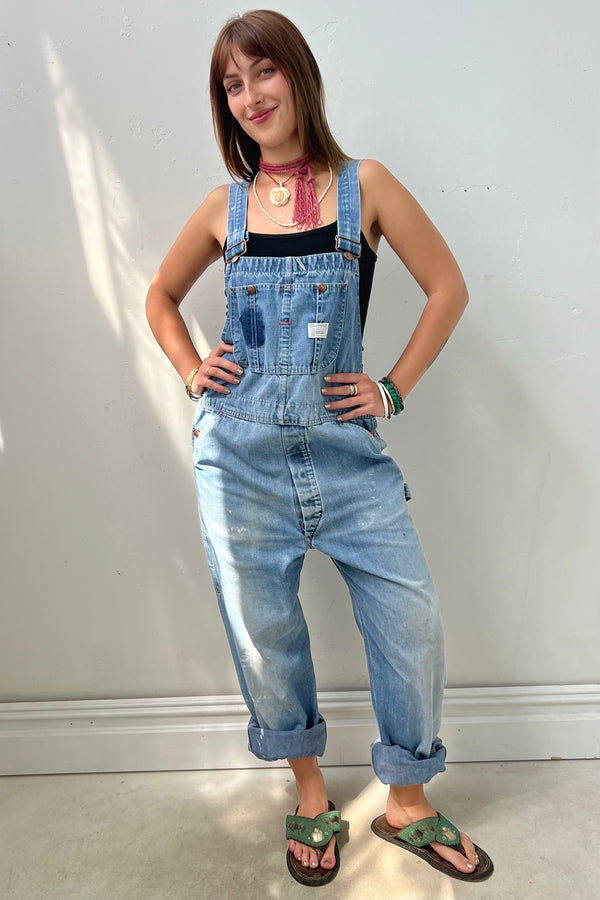 Vintage Big Mac Denim Overalls, size L