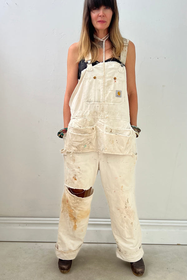 Carhartt Twill 80s Overalls Vintage Distressed