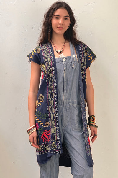 Anna Corinna Reworked Embroidered Jacket, Cotton