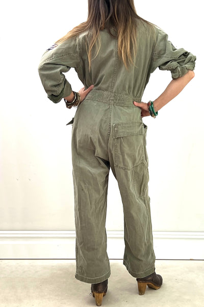 Army Twill 60s Jumpsuit Vintage