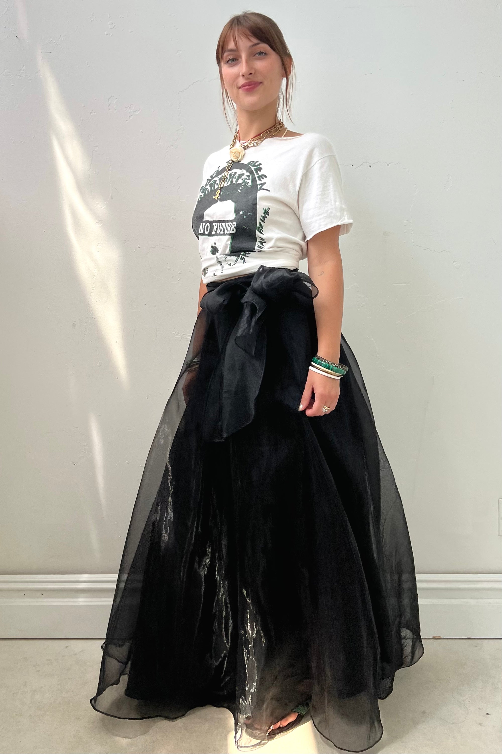 Vintage Maxi Ball Gown Skirt Selected by Anna Corinna
