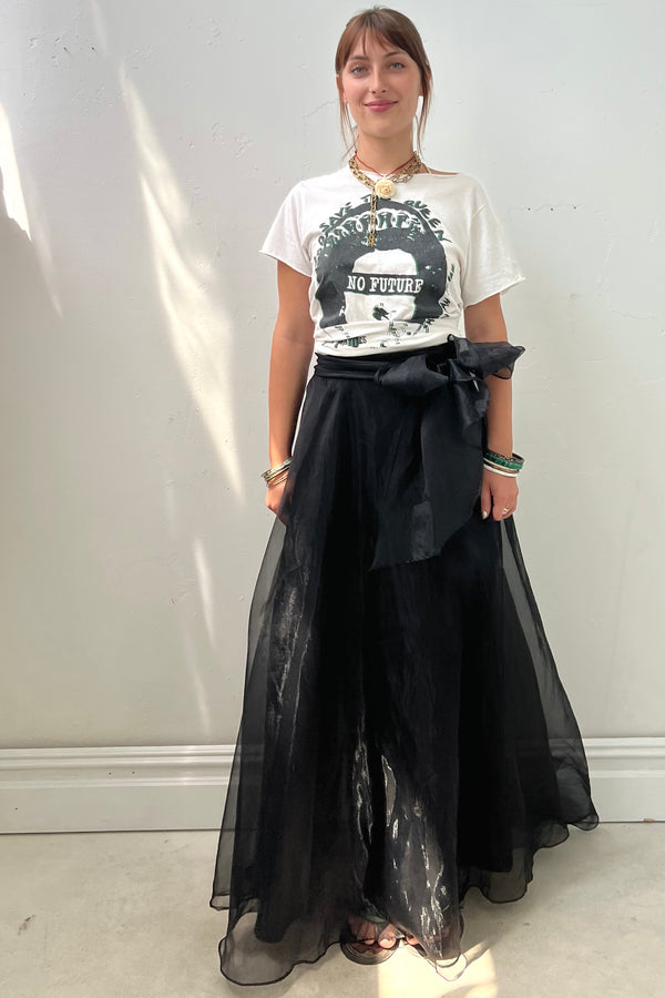 Vintage Maxi Ball Gown Skirt, size S/M