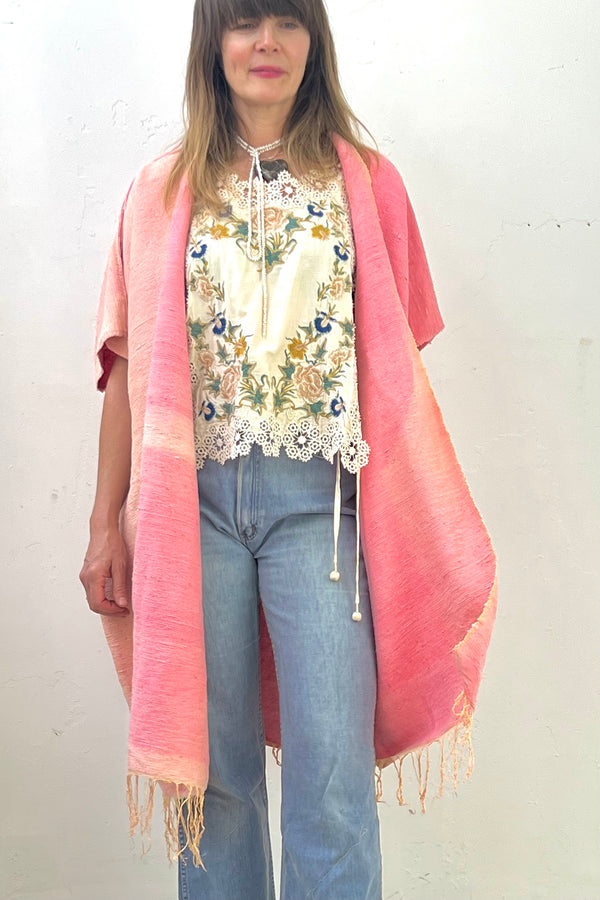 Jacket Woven 70s Blush Reworked Vintage