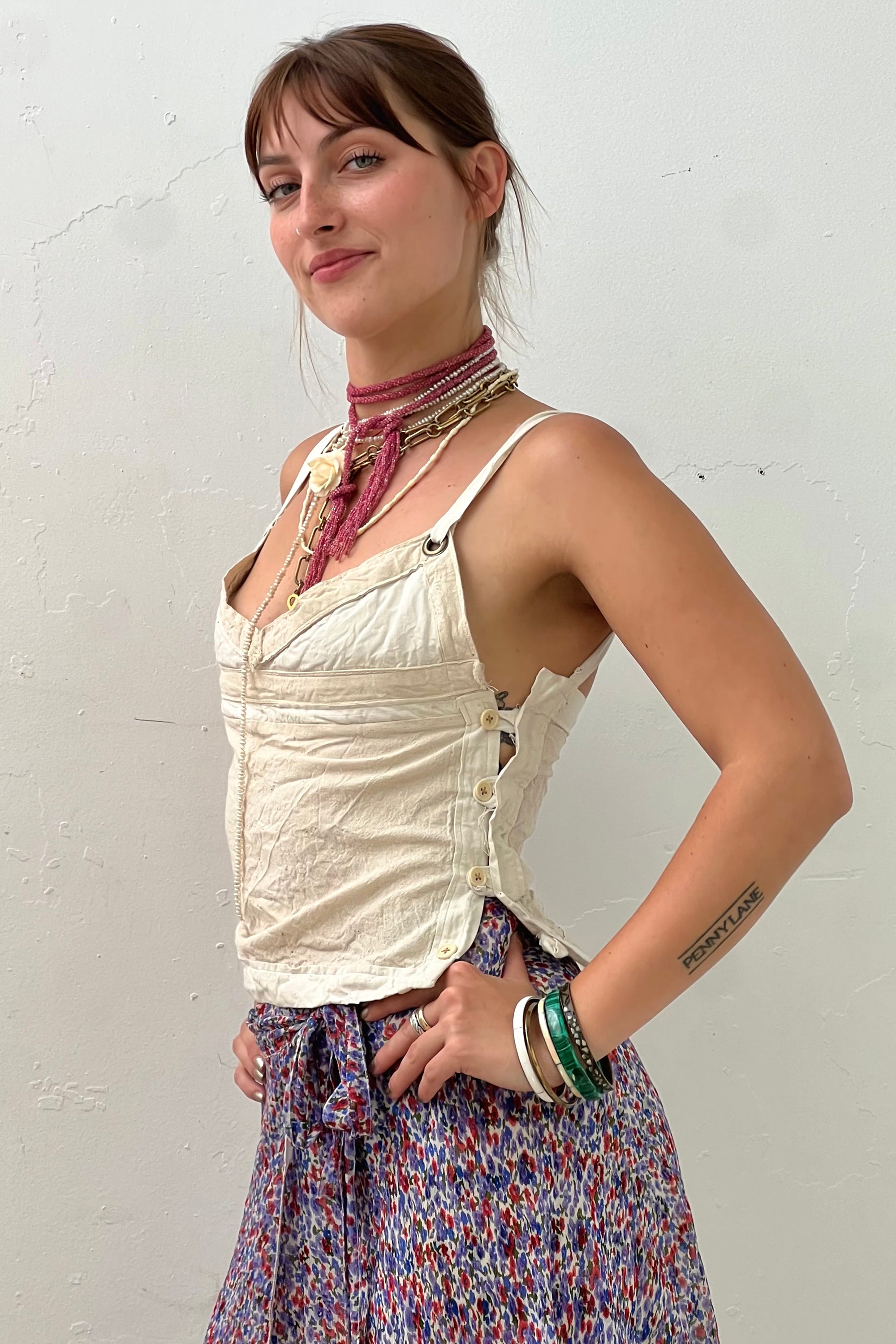 Vintage Muslin Handmade Tank Top Selected by Anna Corinna
