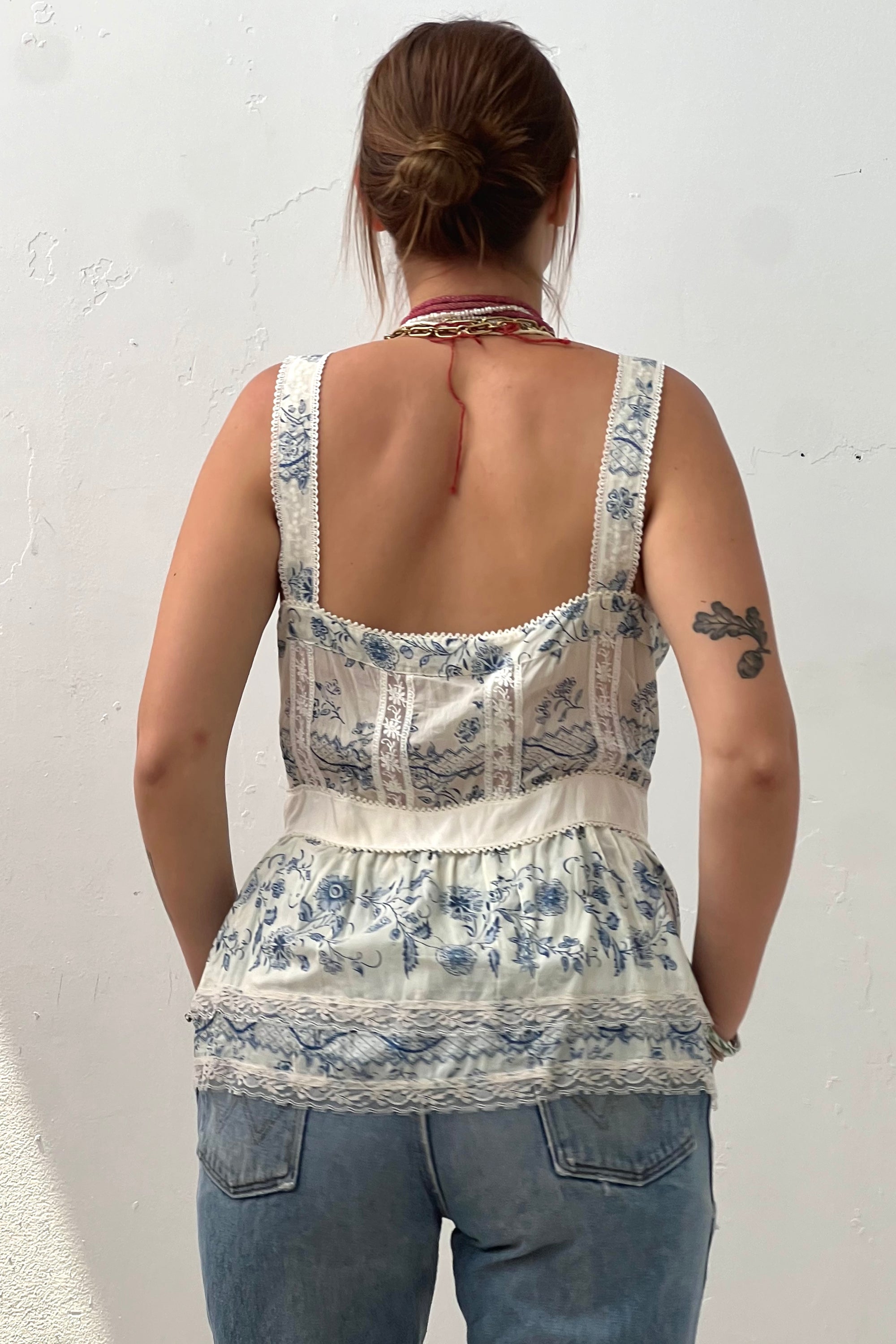 Vintage Voile Top, size M/L