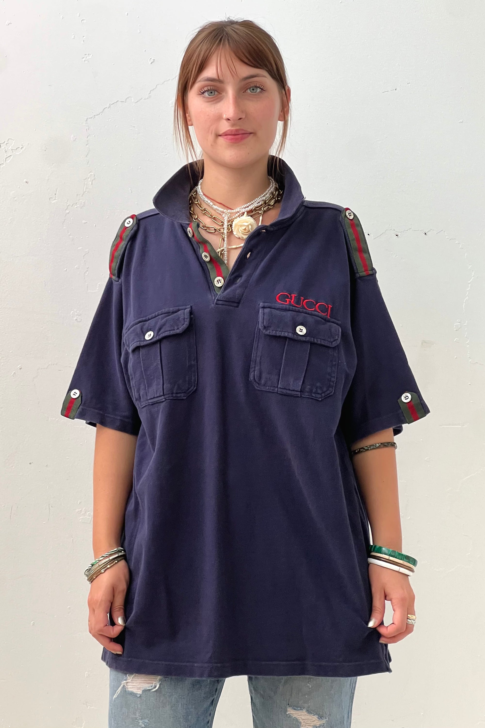 Vintage Gucci Top, size XL