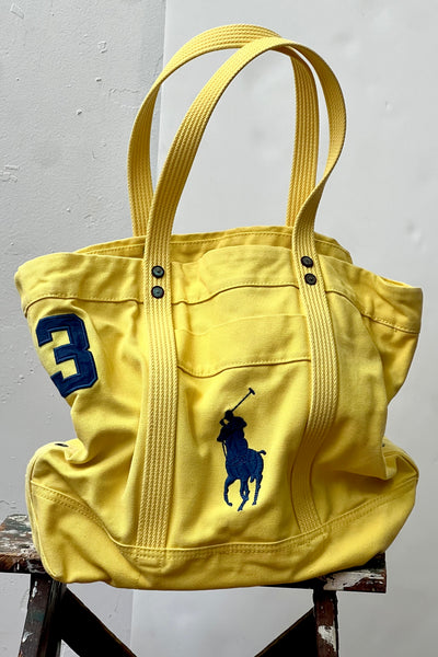 Vintage Ralph Lauren Zip Top Tote Bag