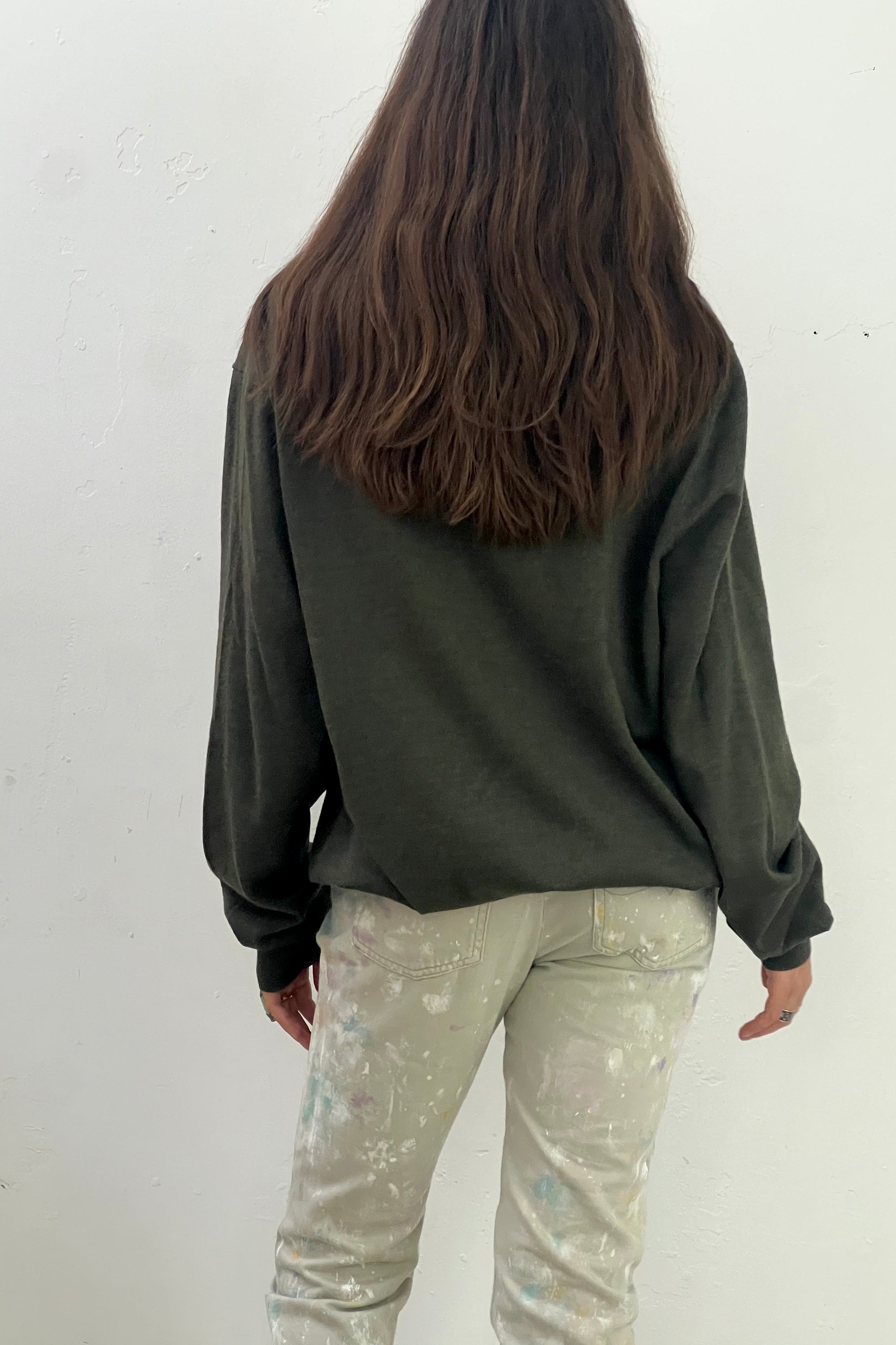 Vintage Brooks Bros. Merino Wool Sweater Selected by Anna Corinna