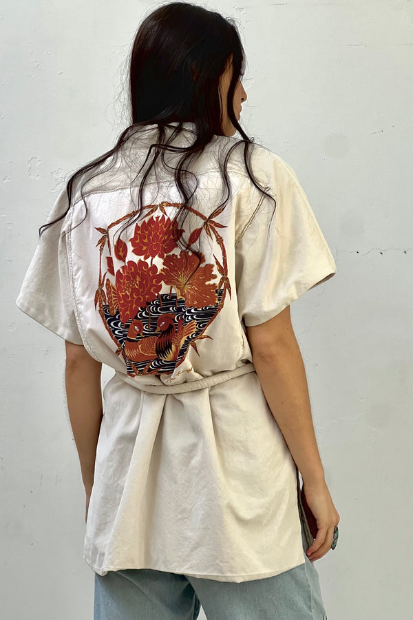 Anna Corinna Reworked Vintage Quilted and Patched Jacket