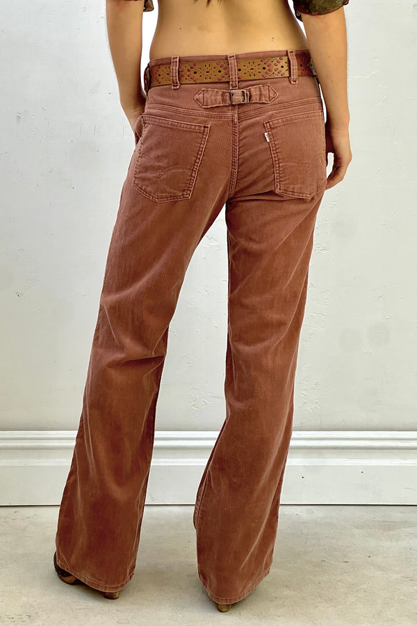 Vintage Levi's Buckleback Corduroy Flare Pants