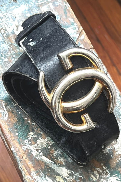 Gucci Leather 70s Belt and Logo Buckle