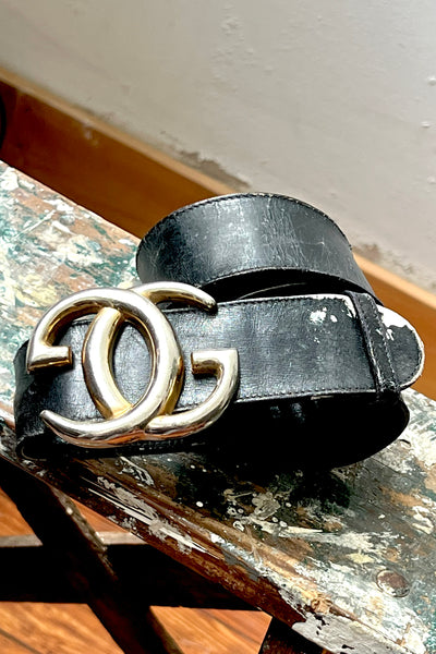 Gucci Leather 70s Belt and Logo Buckle
