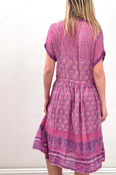 Vintage Silk Hippy Dress, Silk, view 2