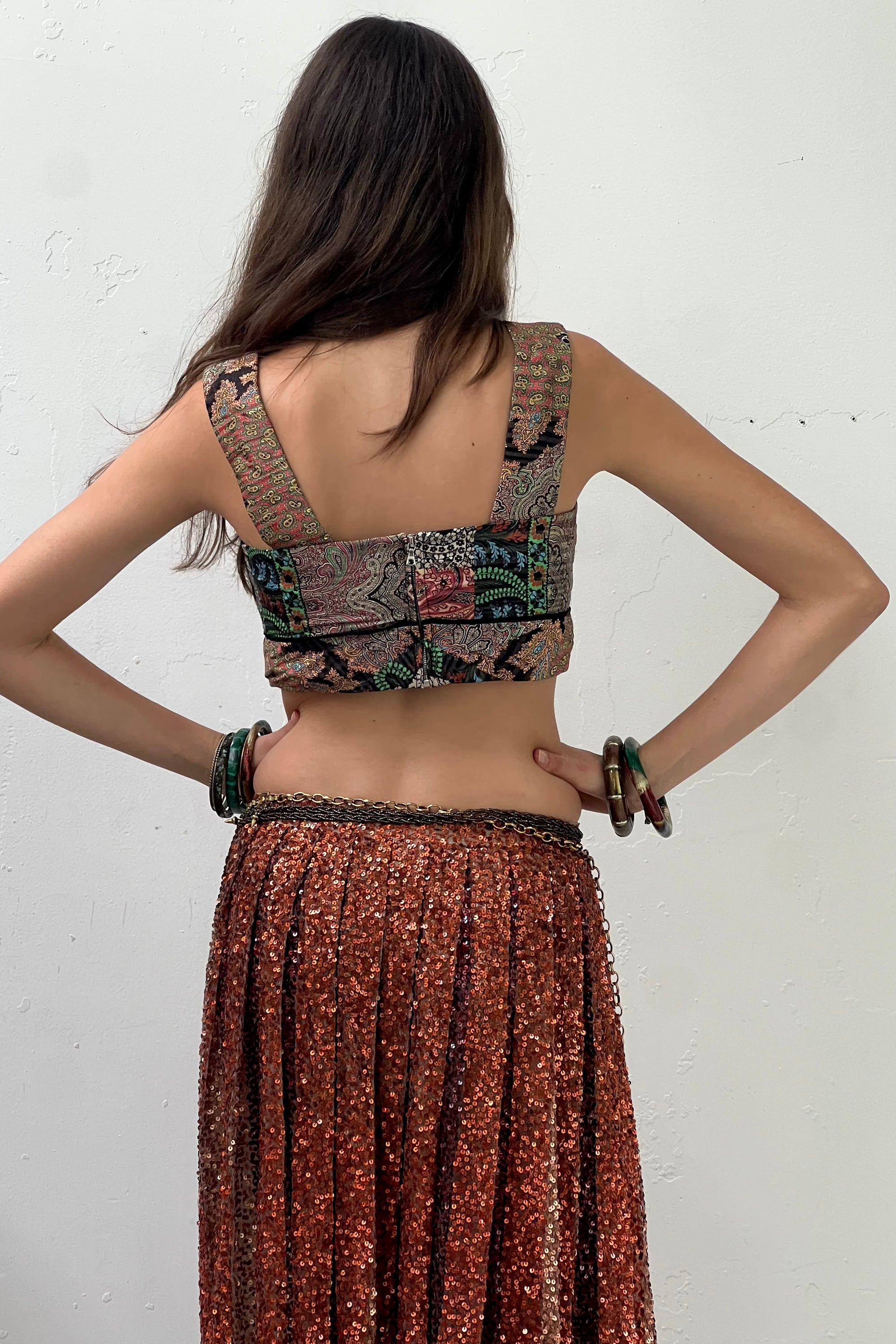 Vintage Oscar de la Renta Silk Top Selected by Anna Corinna