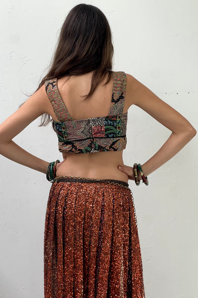 Vintage Oscar de la Renta Silk Top, Silk, view 2