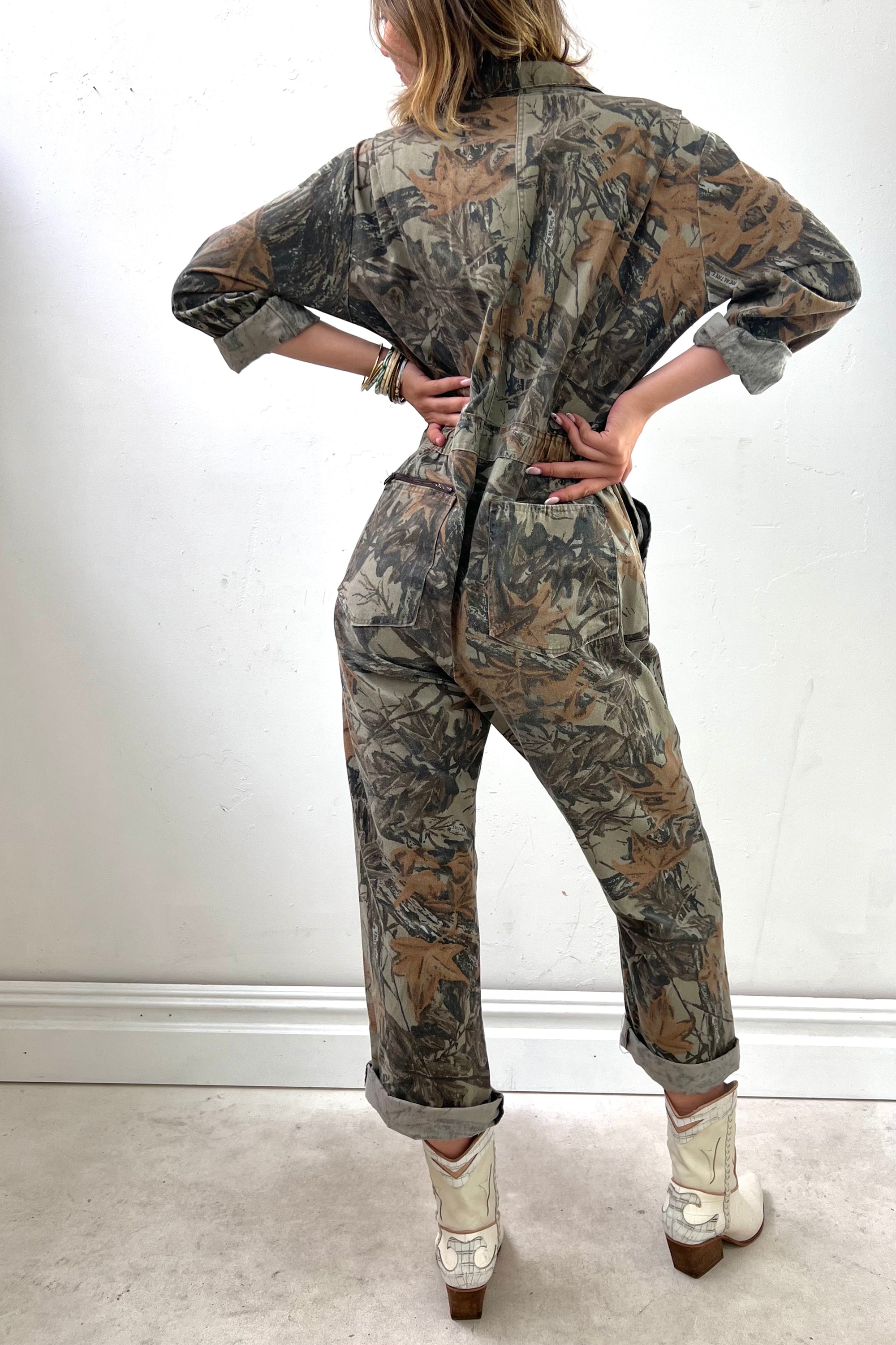 Vintage Liberty Camo Jumpsuit Selected by  Anna Corinna