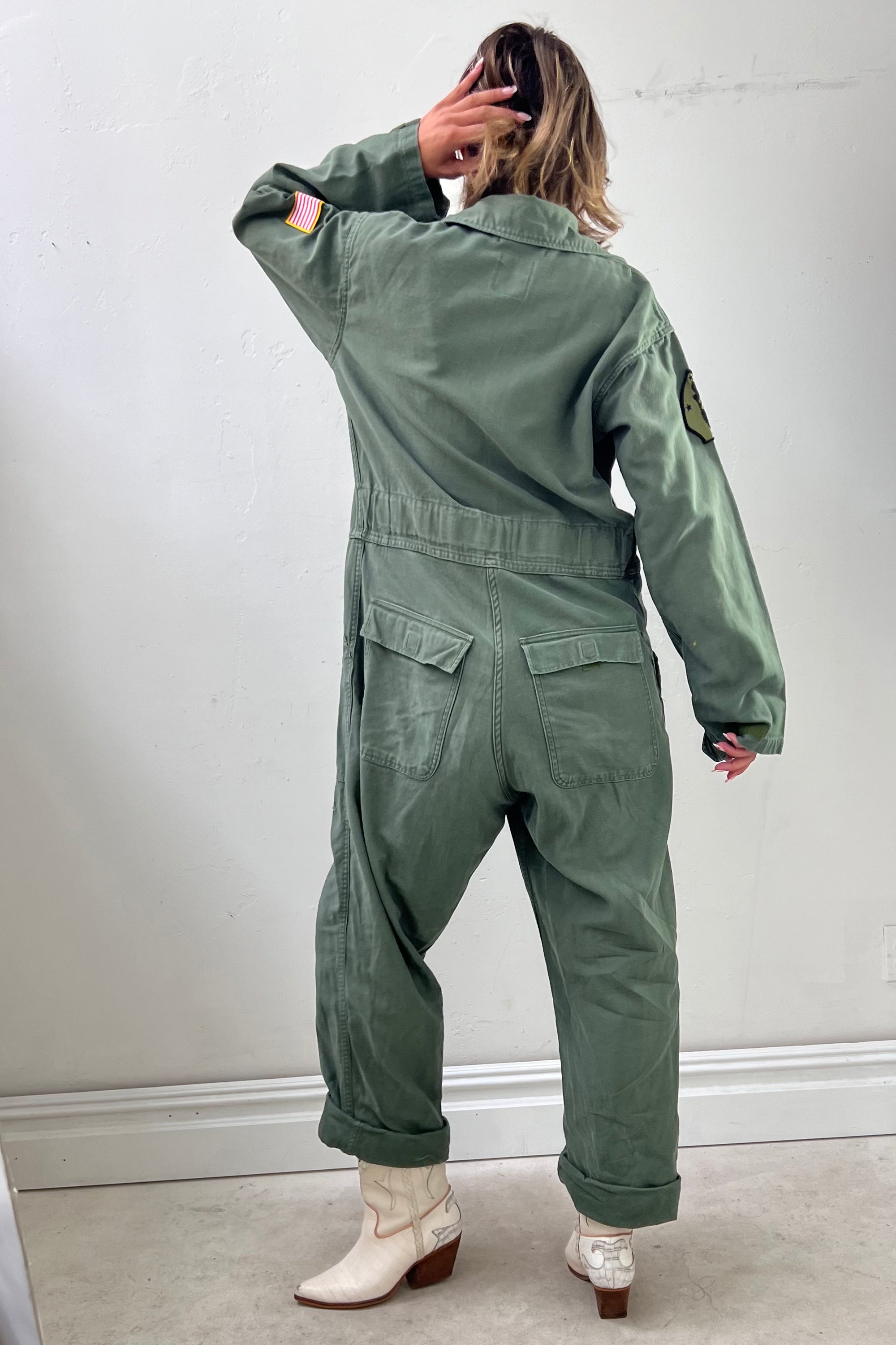 Vintage Army Jumpsuit Selected by Anna Corinna