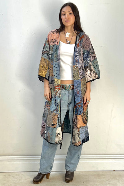 Vintage Batiq Patchwork Kimono