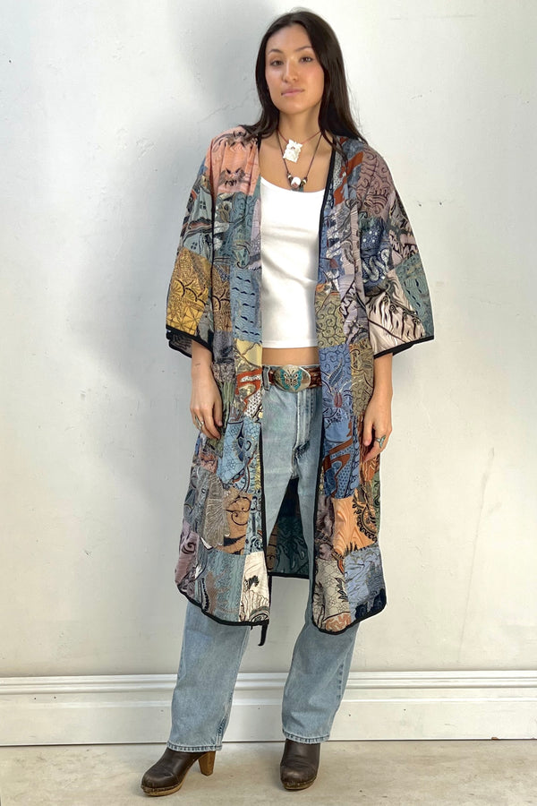 Vintage Batiq Patchwork Kimono