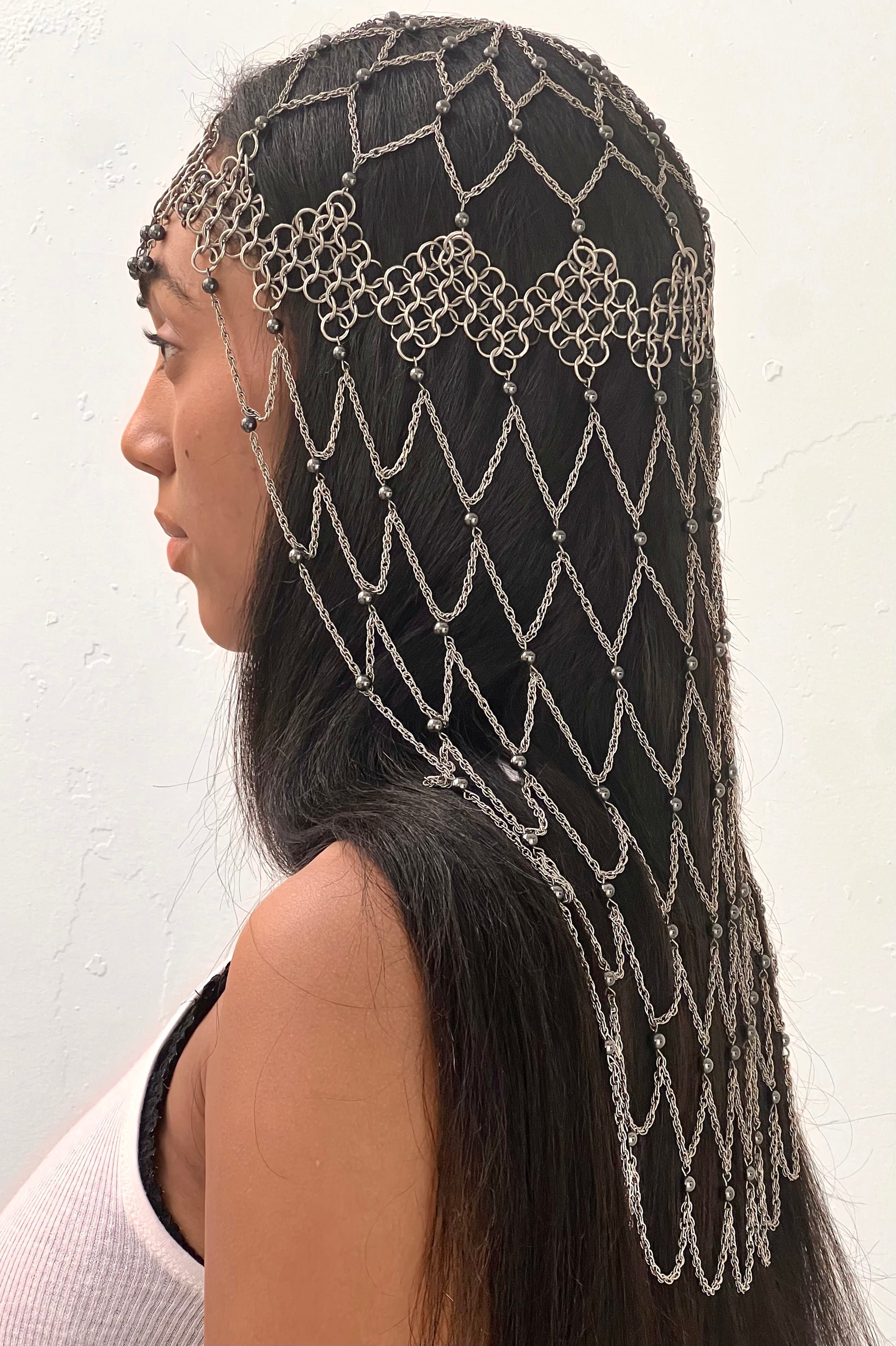 Vintage Chaimail Head Covering  Selected by  Anna Corinna