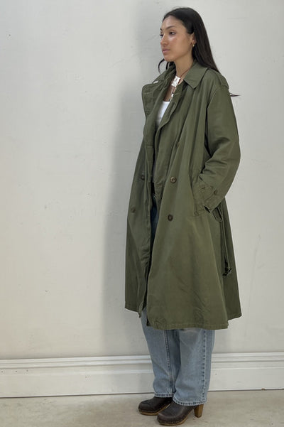 Military Cotton 60s Trench Vintage