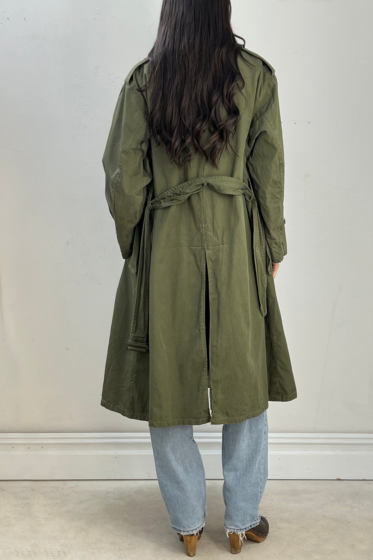 Military Cotton 60s Trench Vintage