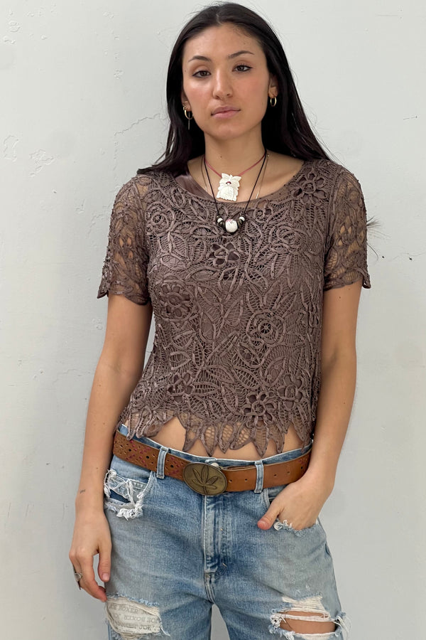 Vintage Handmade Silk Top
