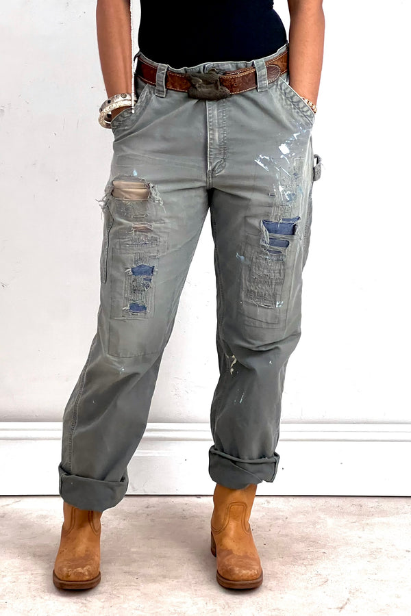 Vintage Worn and Torn Carhartt Pants, Cotton